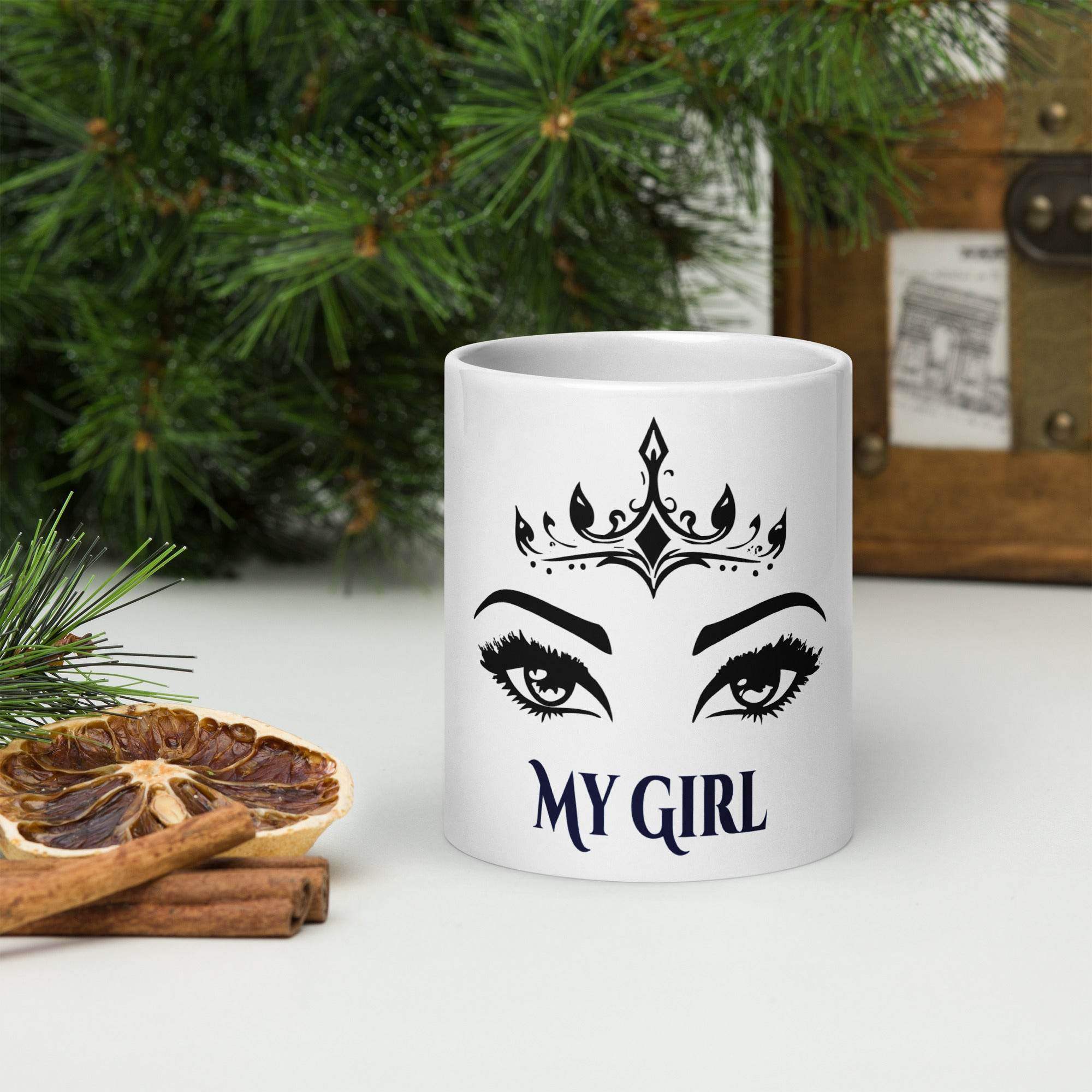 White glossy mug - STYLISHOUR