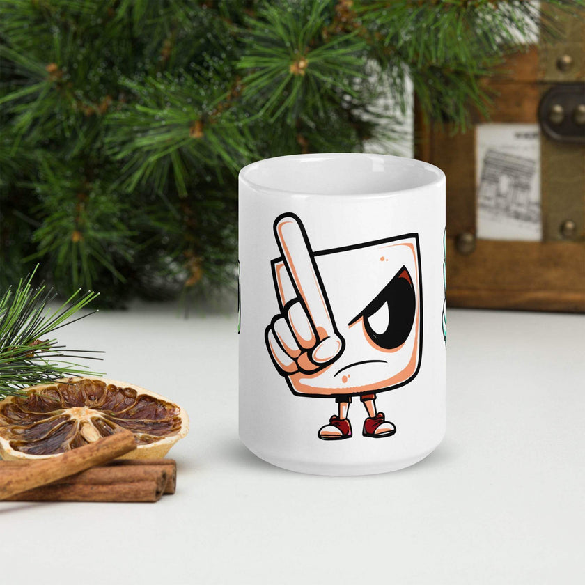 White glossy mug - STYLISHOUR