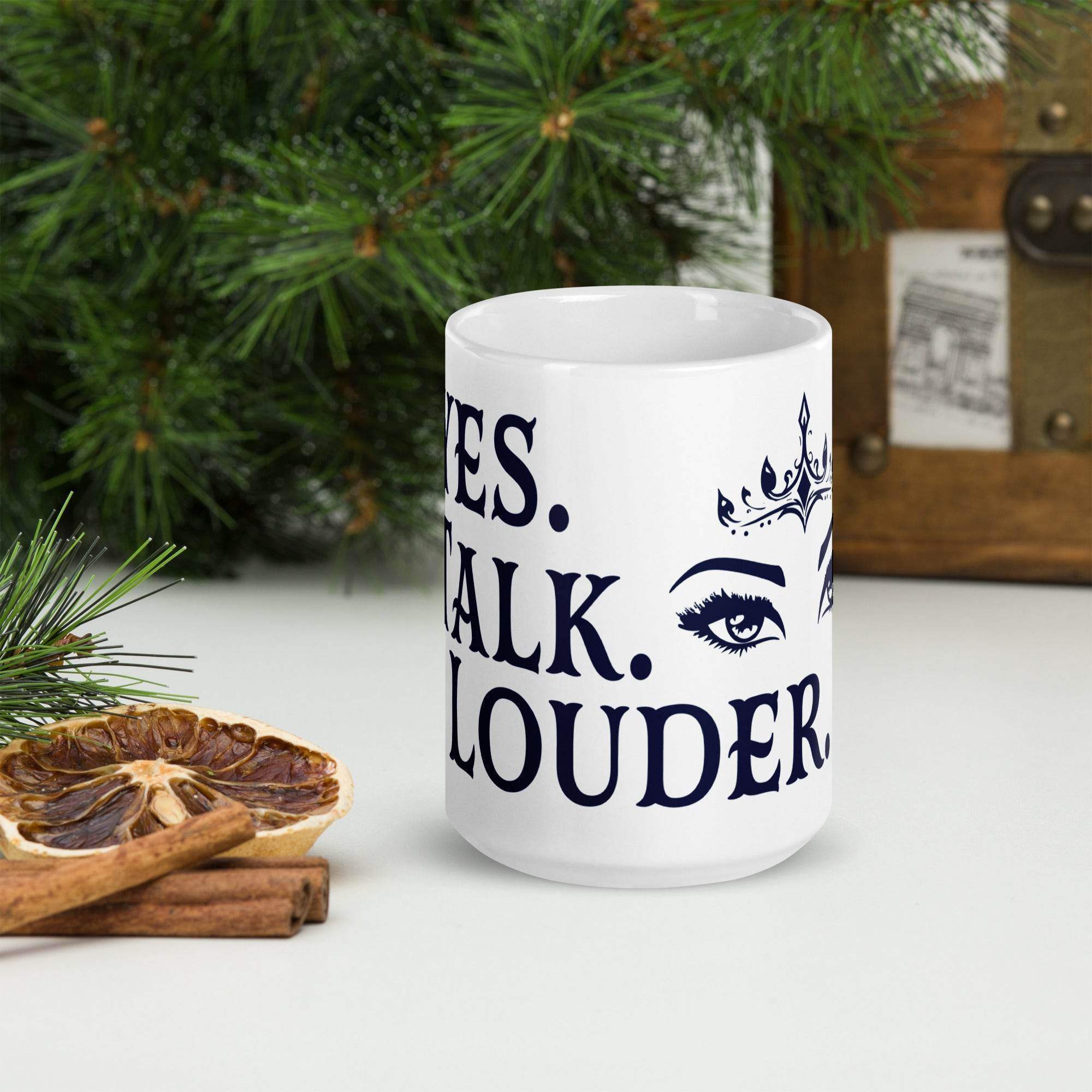 White glossy mug - STYLISHOUR