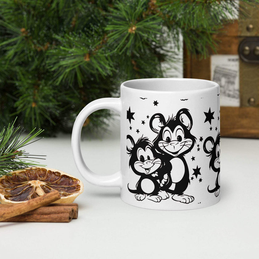 White glossy mug - STYLISHOUR