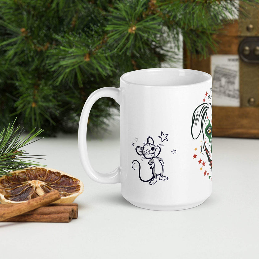 White glossy mug - STYLISHOUR