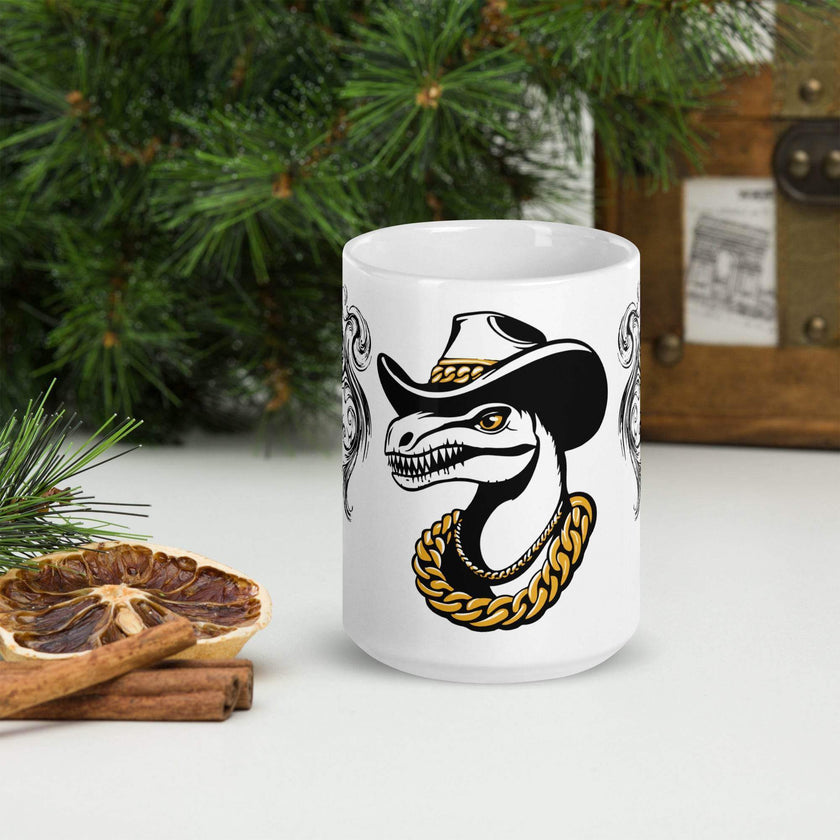 White glossy mug - STYLISHOUR