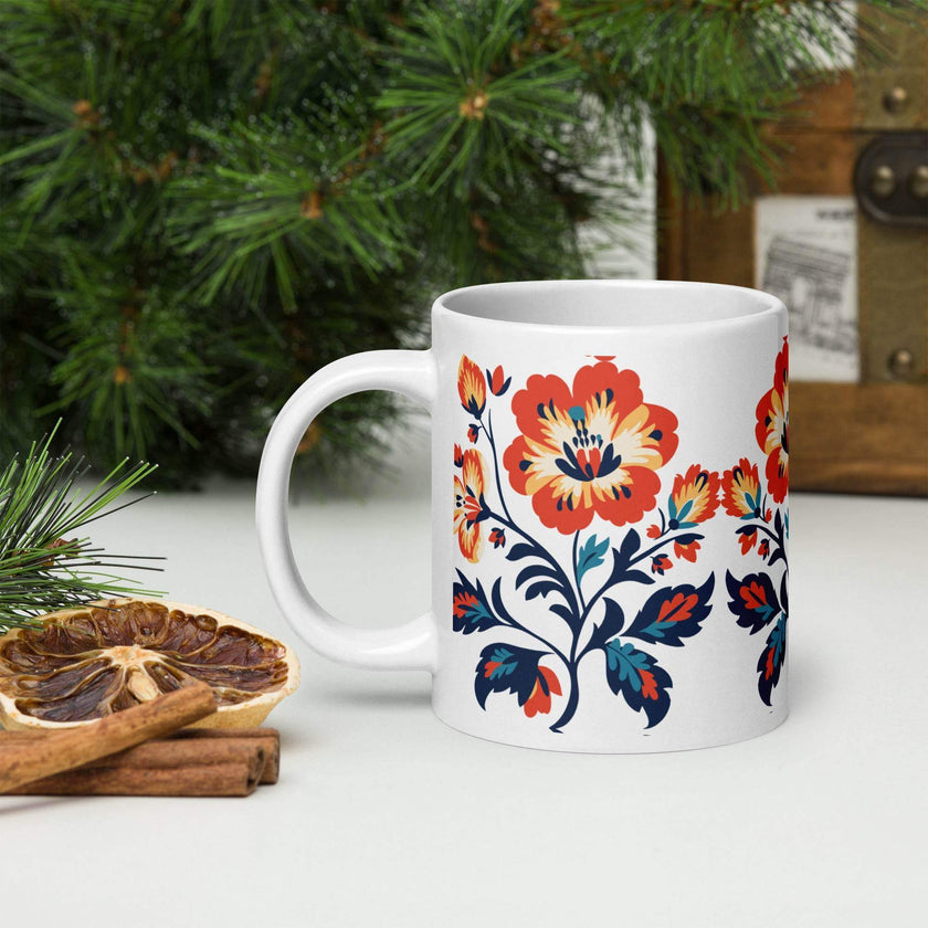 White glossy mug - STYLISHOUR