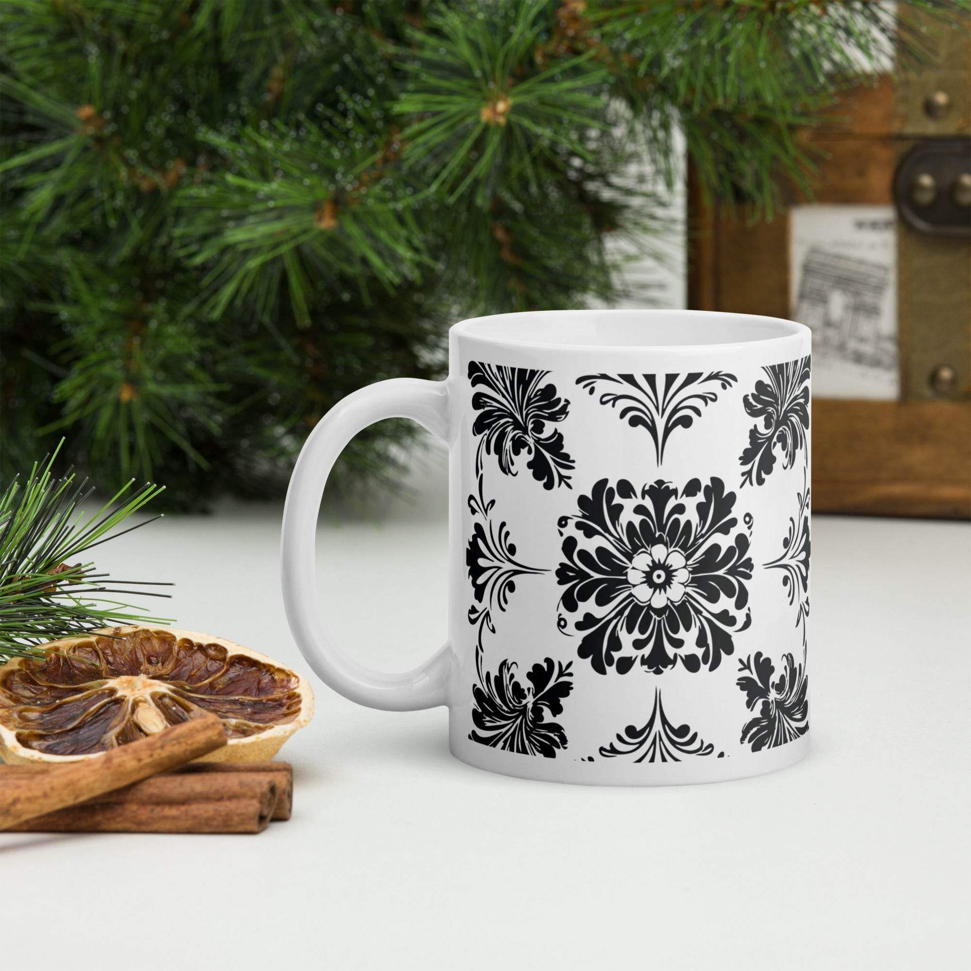 White glossy mug - STYLISHOUR