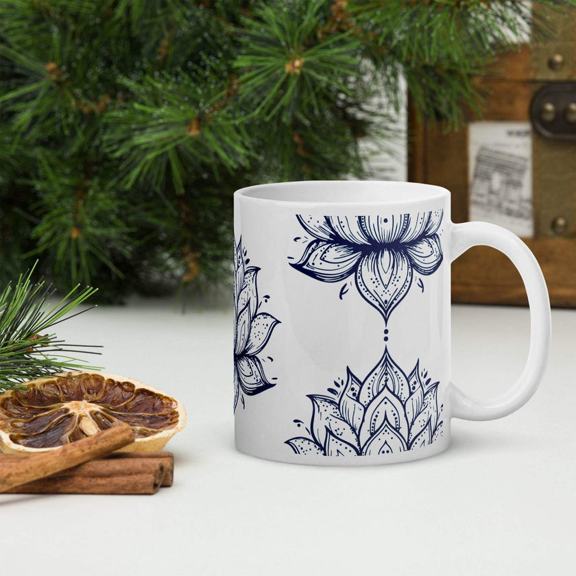 White glossy mug - STYLISHOUR