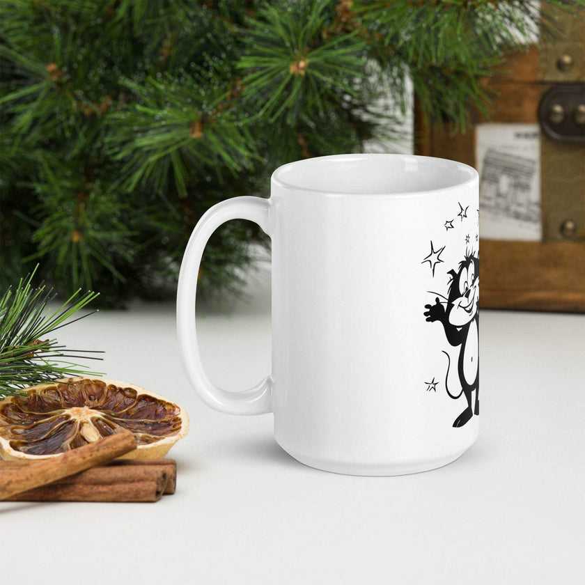 White glossy mug - STYLISHOUR