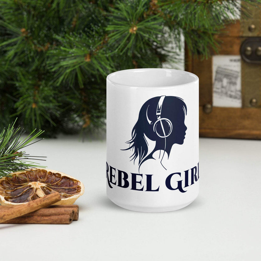 White glossy mug - STYLISHOUR