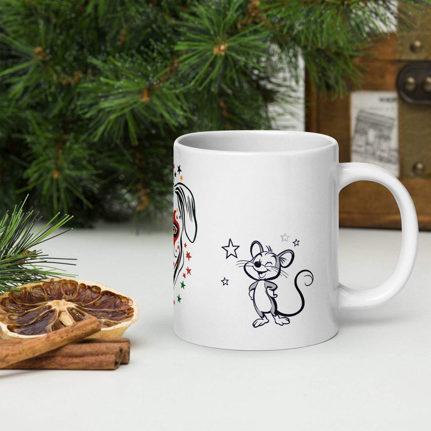 White glossy mug - STYLISHOUR