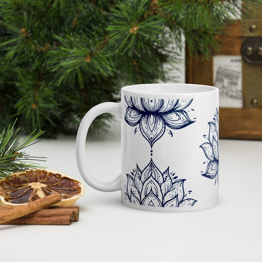 White glossy mug - STYLISHOUR