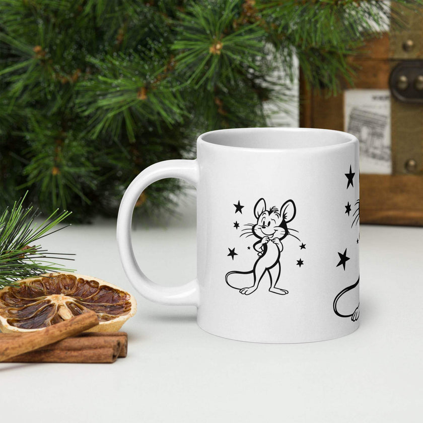 White glossy mug - STYLISHOUR