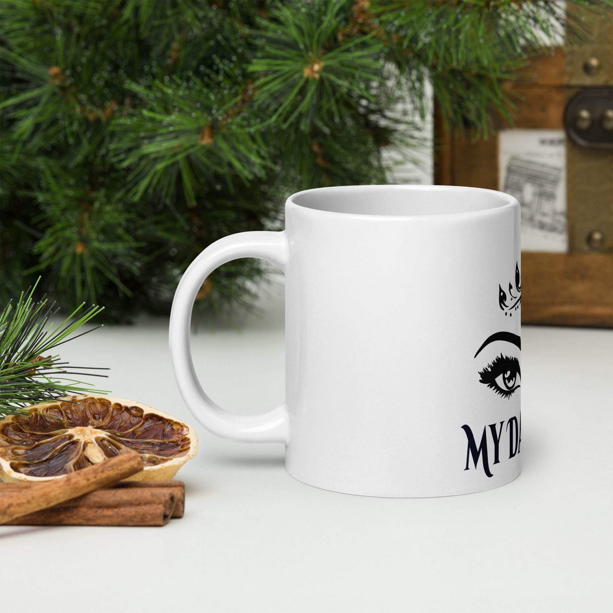 White glossy mug - STYLISHOUR