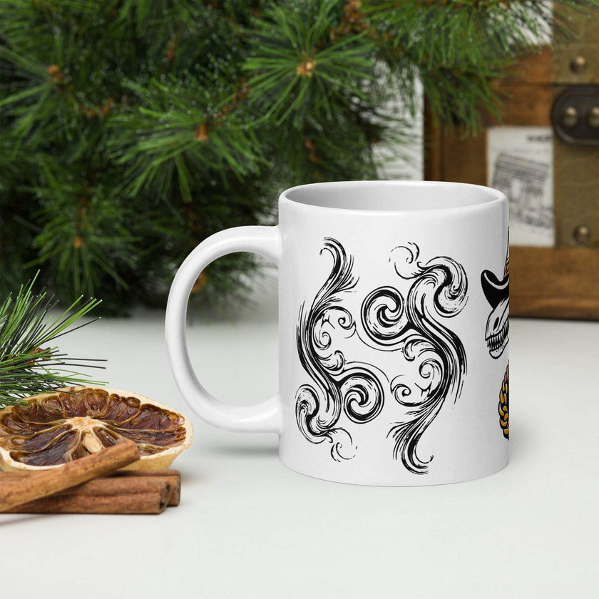 White glossy mug - STYLISHOUR