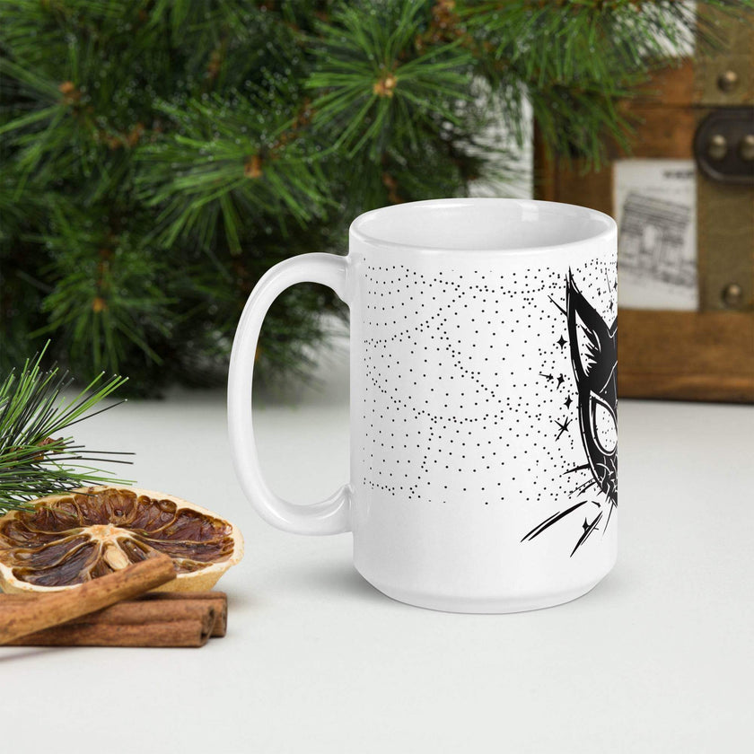 White glossy mug - STYLISHOUR