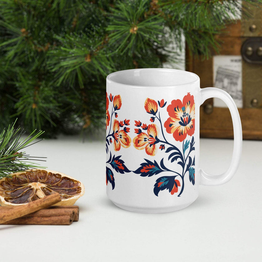 White glossy mug - STYLISHOUR