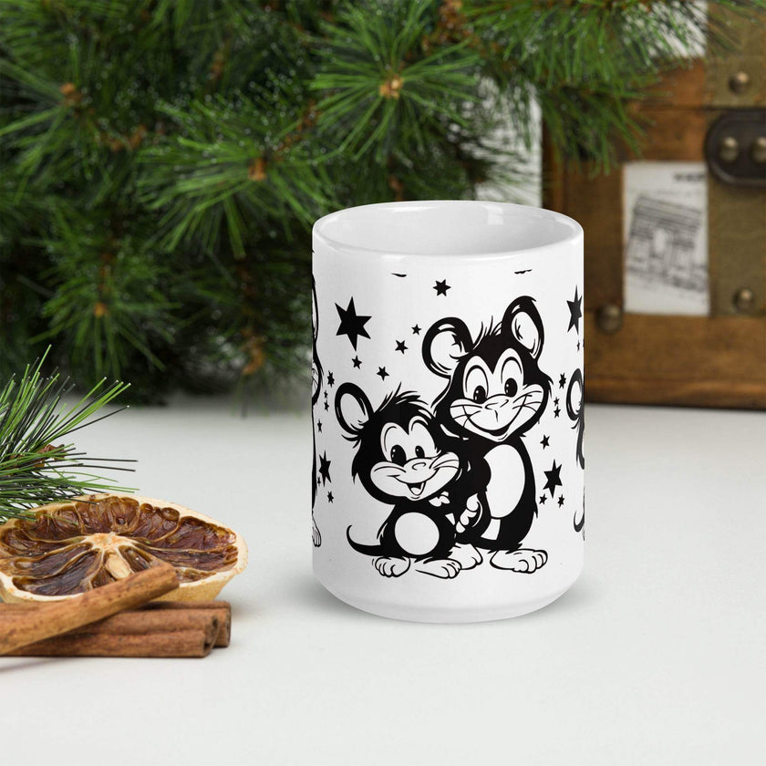 White glossy mug - STYLISHOUR