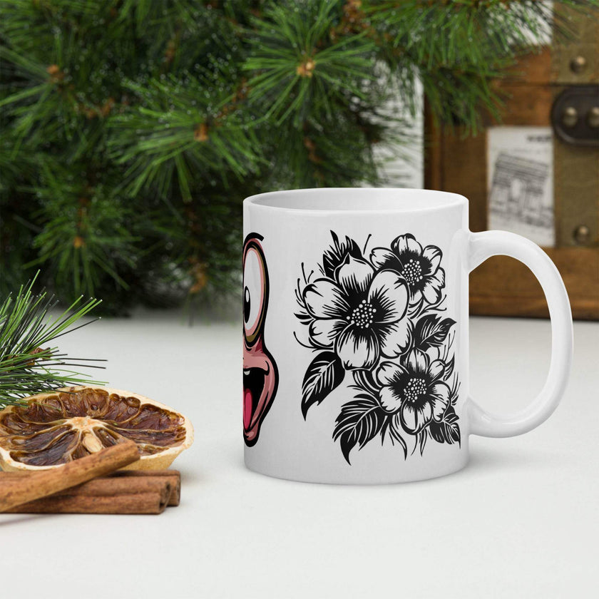 White glossy mug - STYLISHOUR