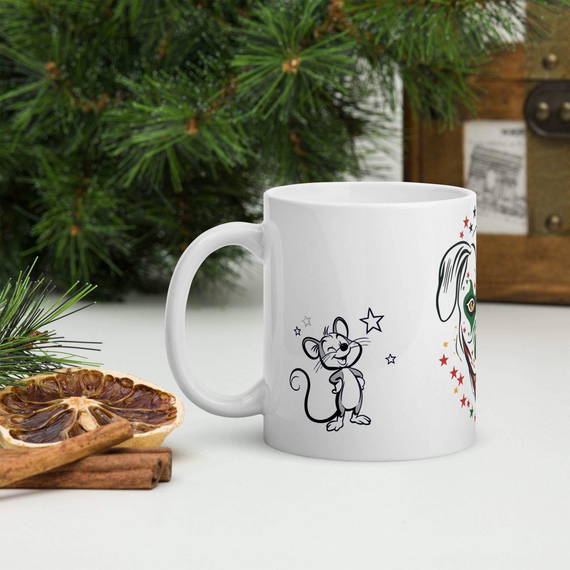 White glossy mug - STYLISHOUR