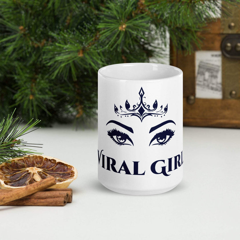 White glossy mug - STYLISHOUR