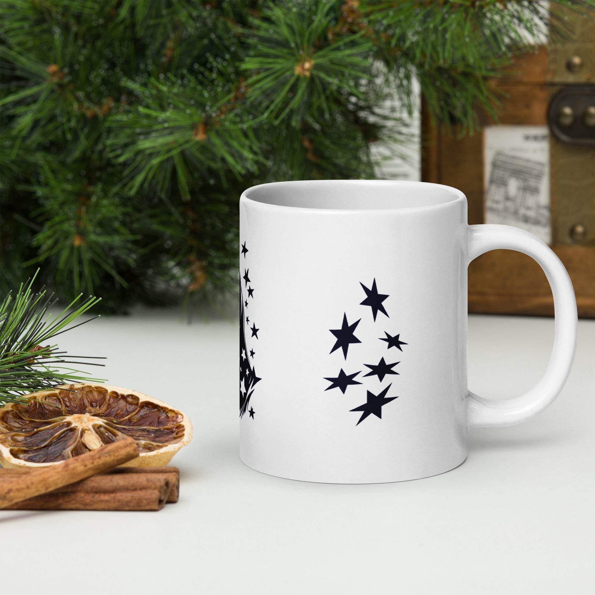 White glossy mug - STYLISHOUR