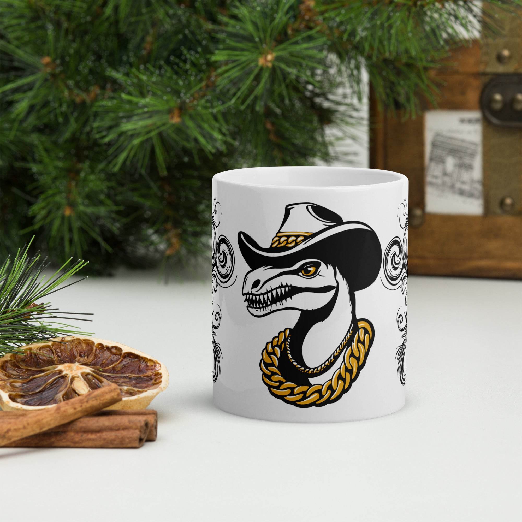 White glossy mug - STYLISHOUR