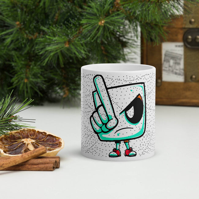 White glossy mug - STYLISHOUR
