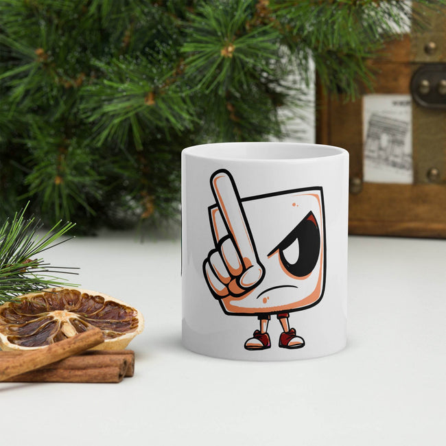 White glossy mug - STYLISHOUR