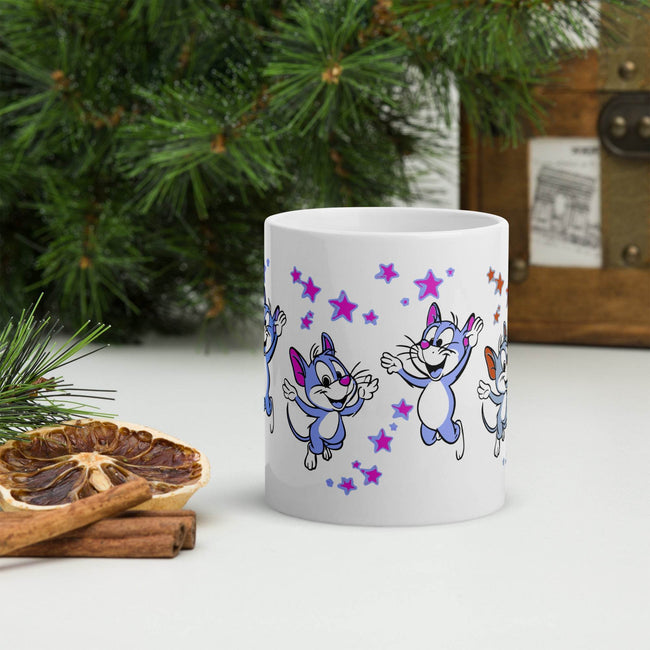 White glossy mug - STYLISHOUR