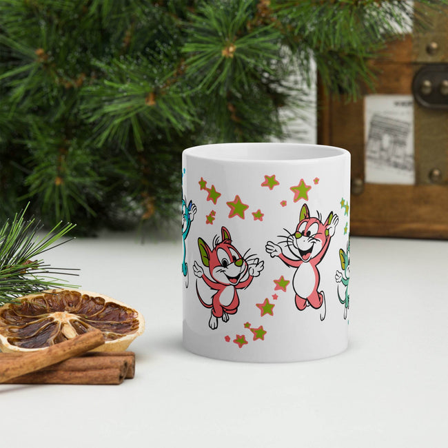 White glossy mug - STYLISHOUR