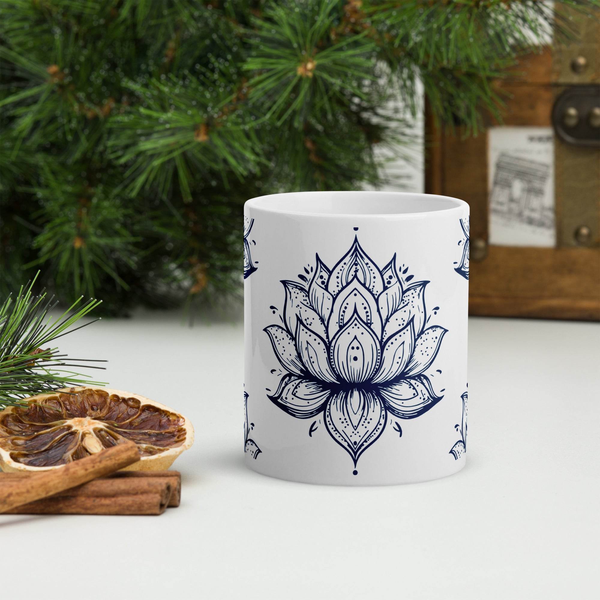 White glossy mug - STYLISHOUR
