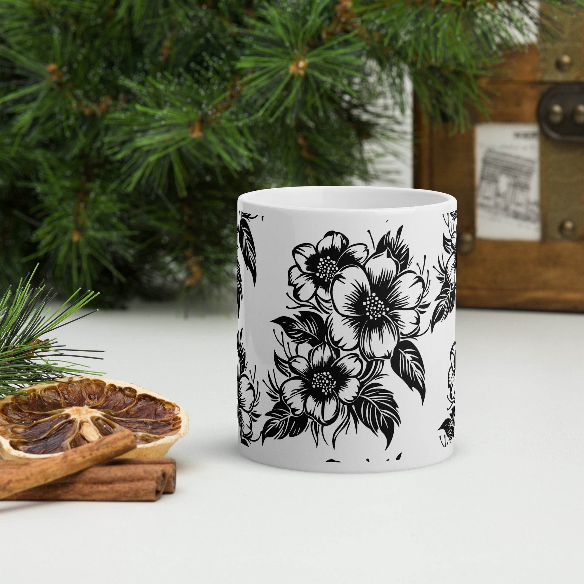 White glossy mug - STYLISHOUR