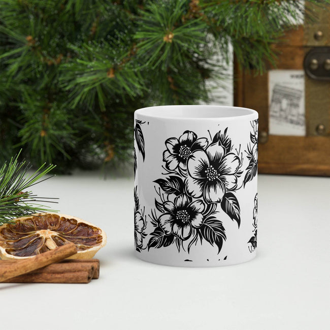 White glossy mug - STYLISHOUR