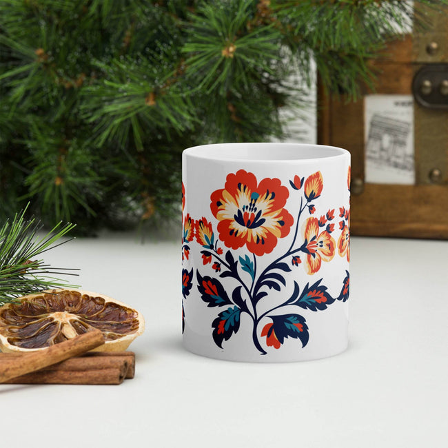 White glossy mug - STYLISHOUR