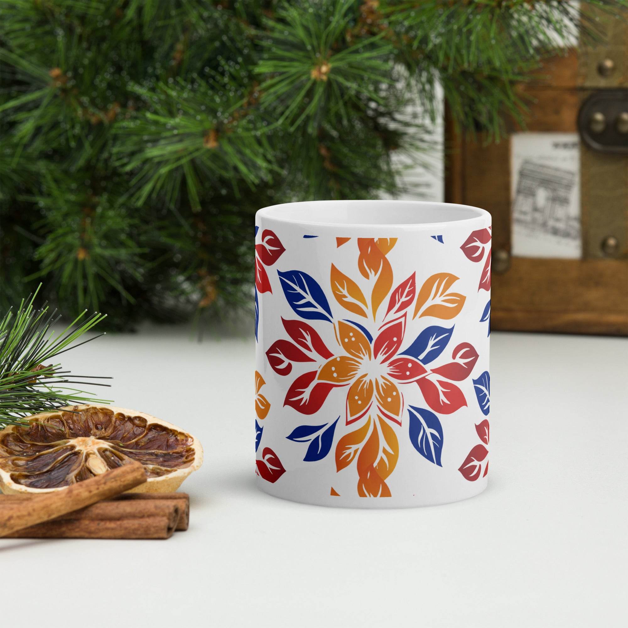 White glossy mug - STYLISHOUR