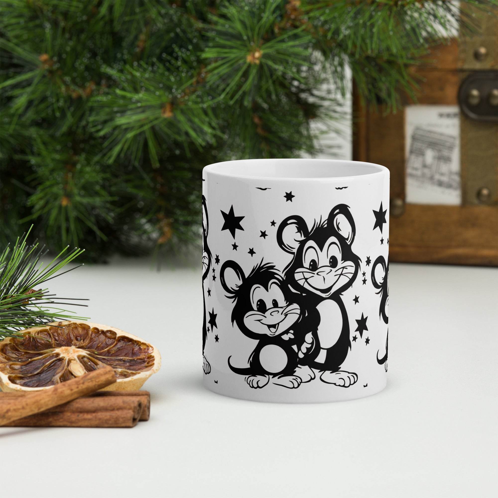 White glossy mug - STYLISHOUR