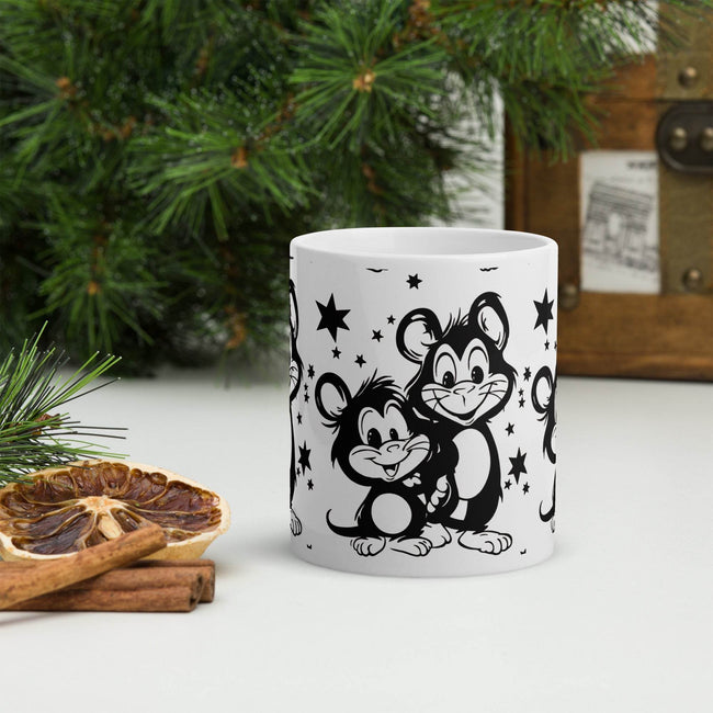 White glossy mug - STYLISHOUR