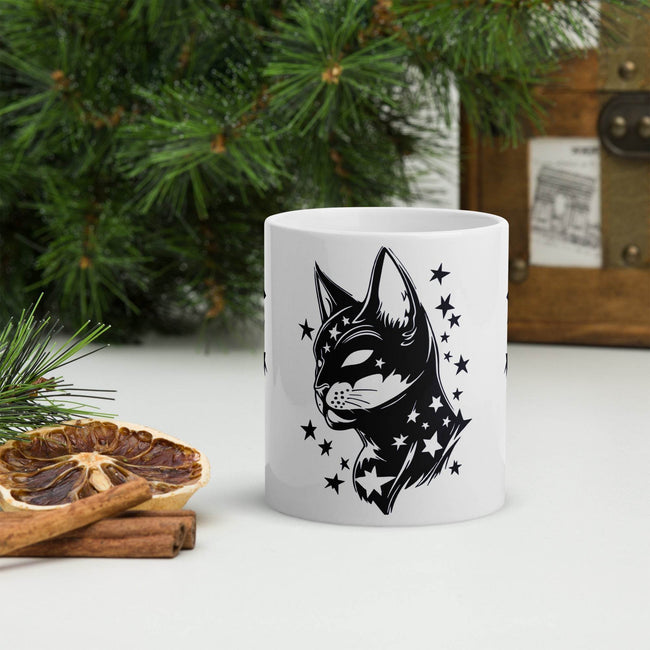 White glossy mug - STYLISHOUR