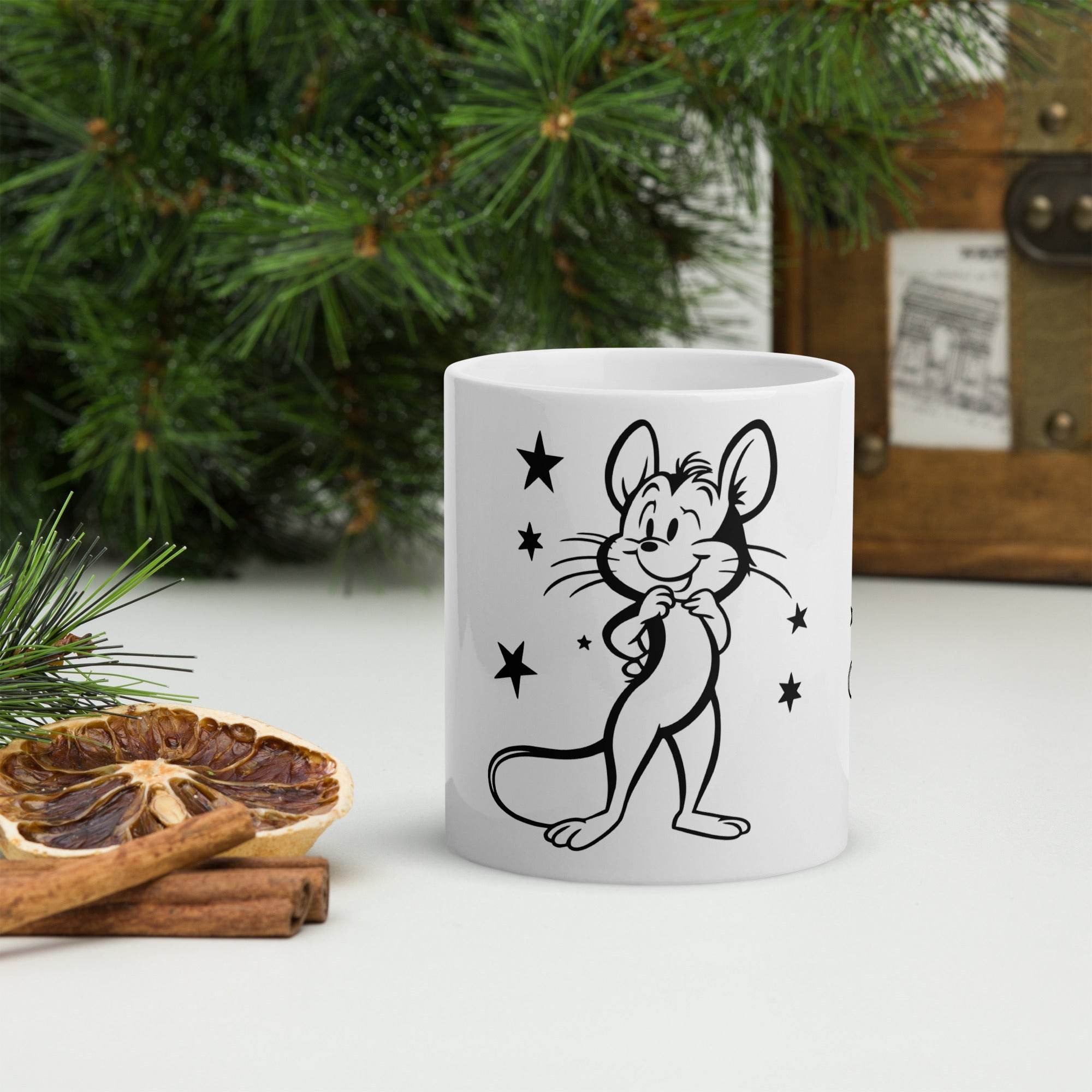White glossy mug - STYLISHOUR