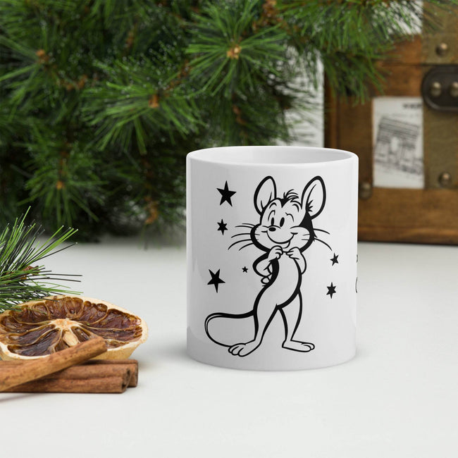 White glossy mug - STYLISHOUR