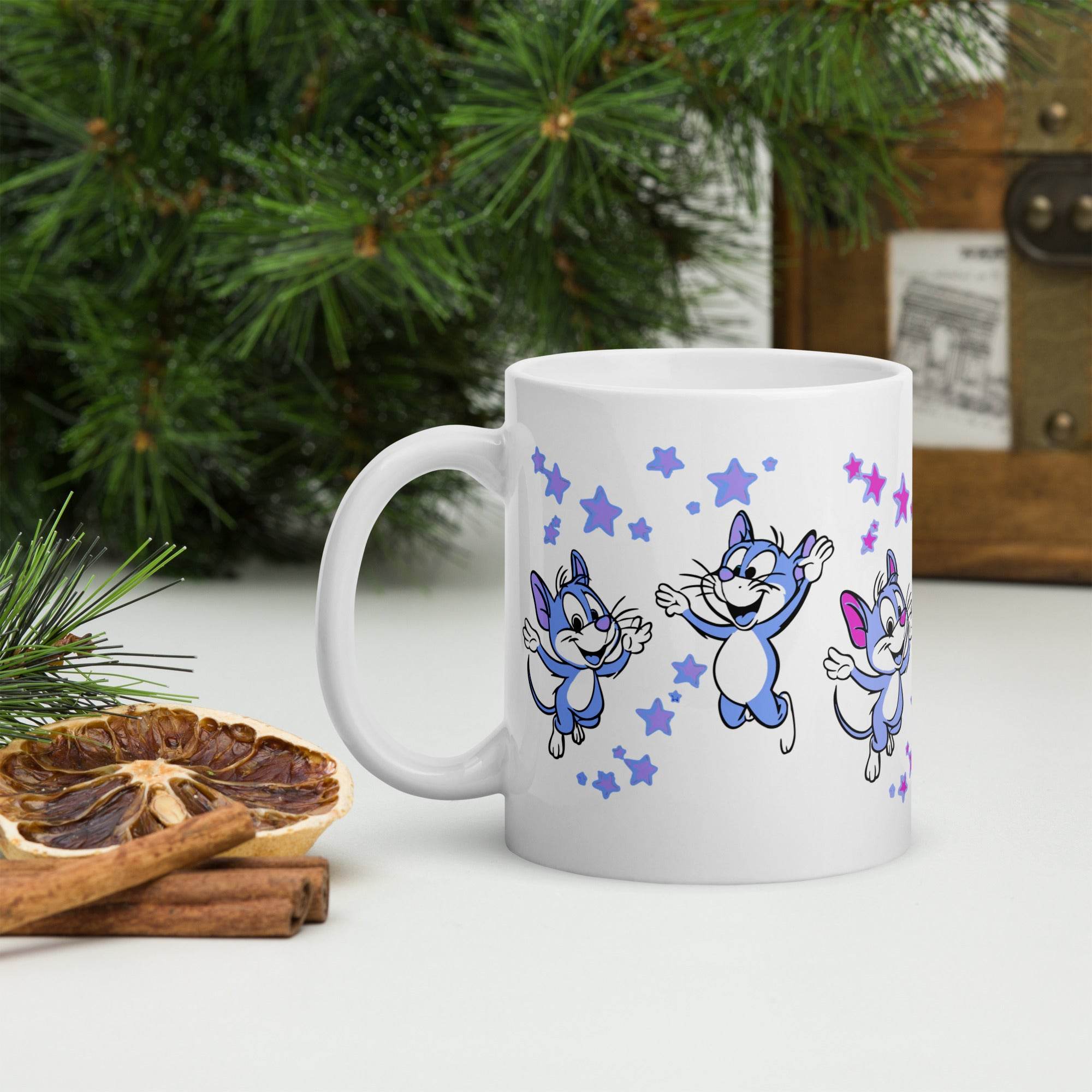 White glossy mug - STYLISHOUR