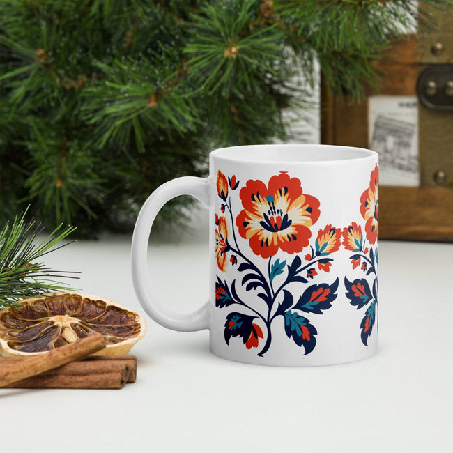 White glossy mug - STYLISHOUR
