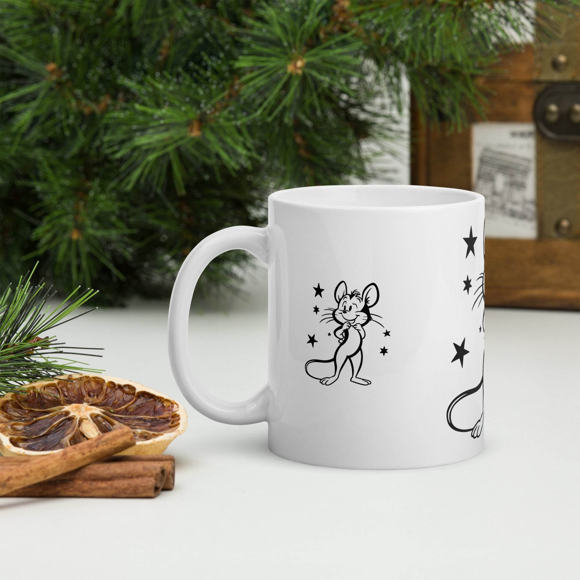 White glossy mug - STYLISHOUR