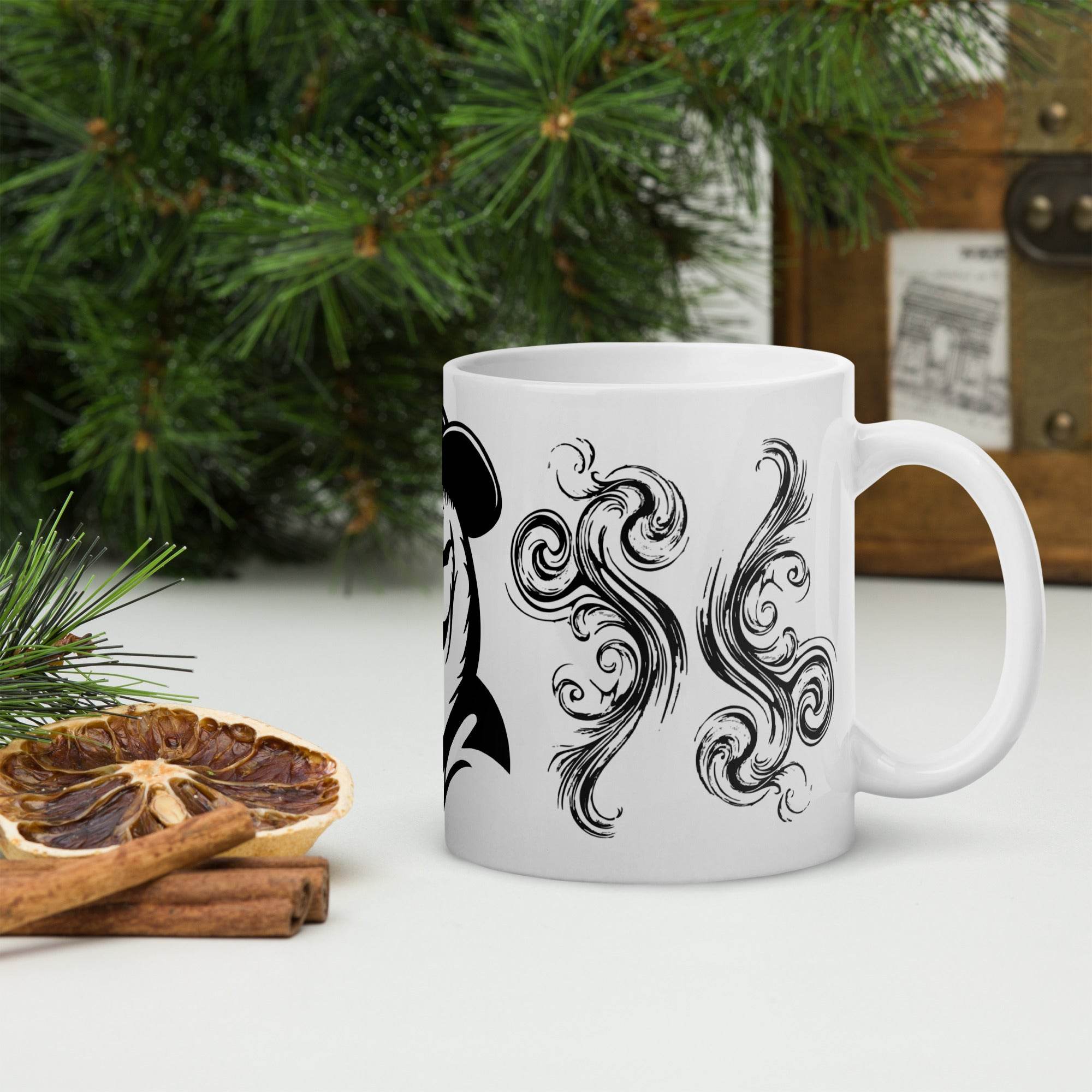 White glossy mug - STYLISHOUR