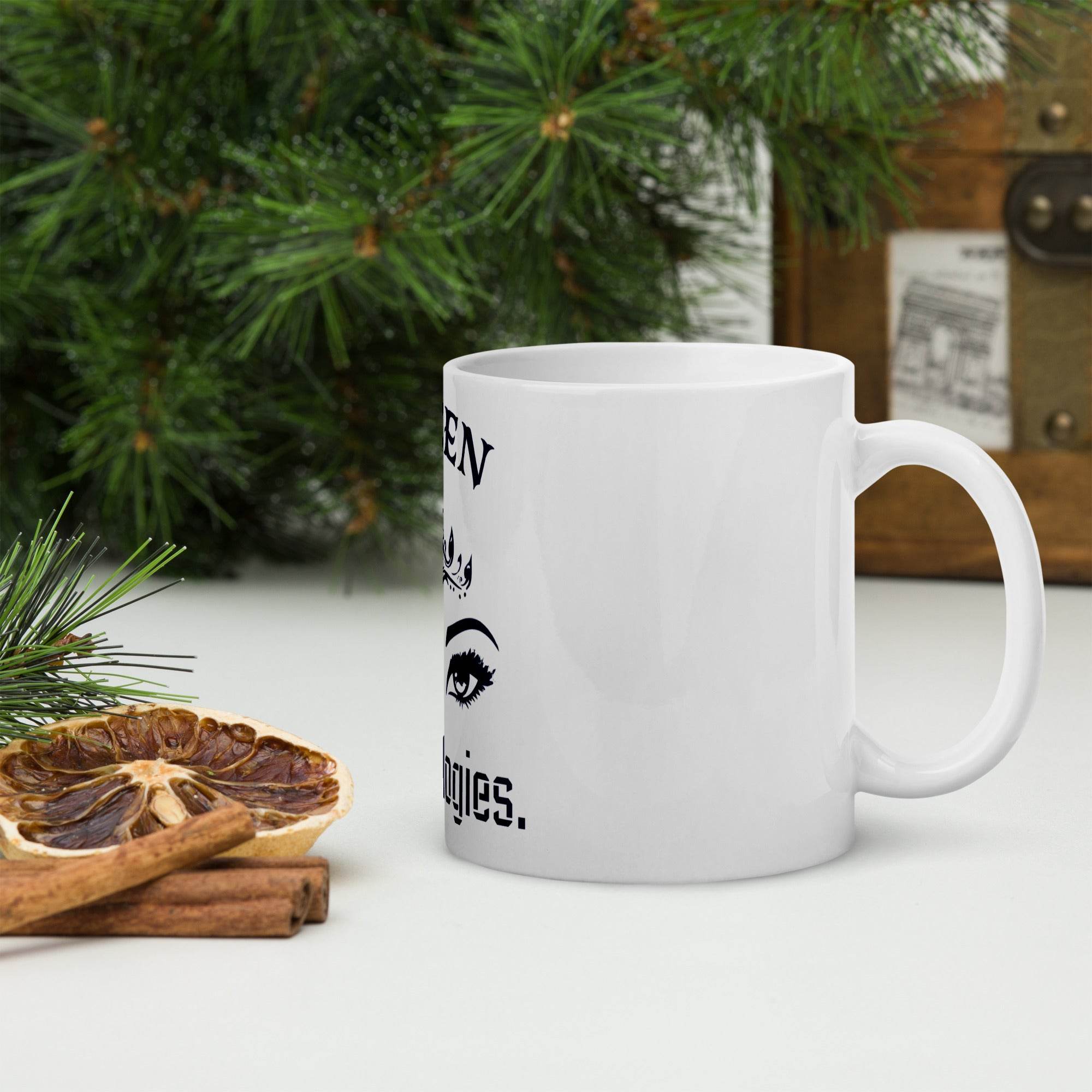 White glossy mug - STYLISHOUR