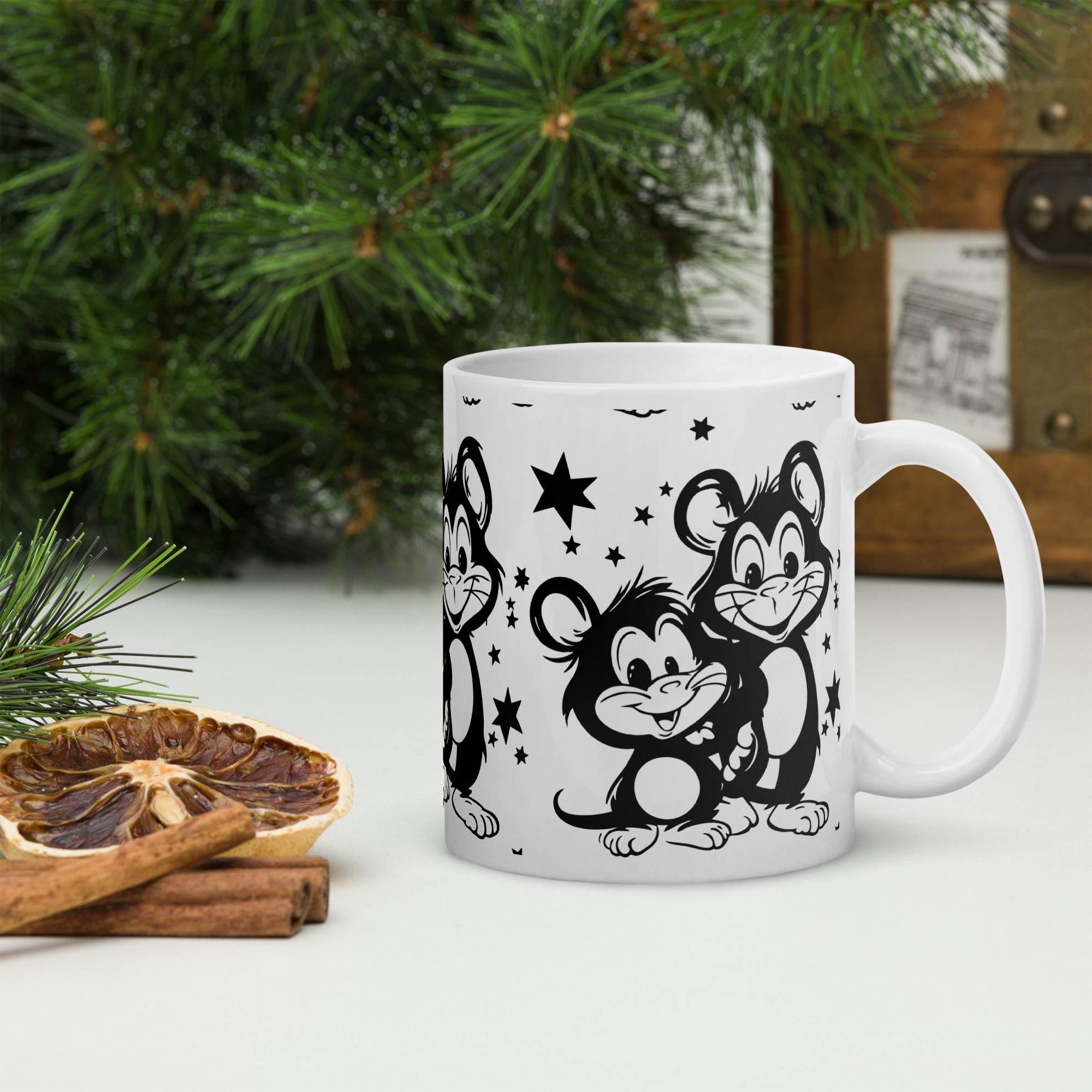 White glossy mug - STYLISHOUR