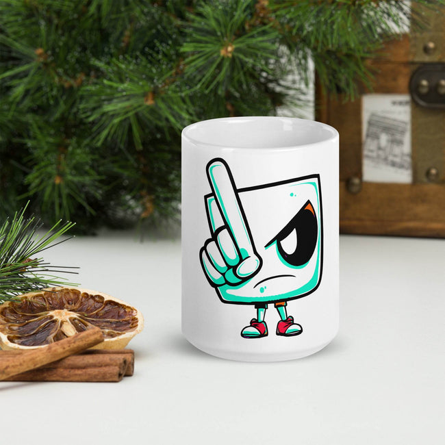 White glossy mug - STYLISHOUR