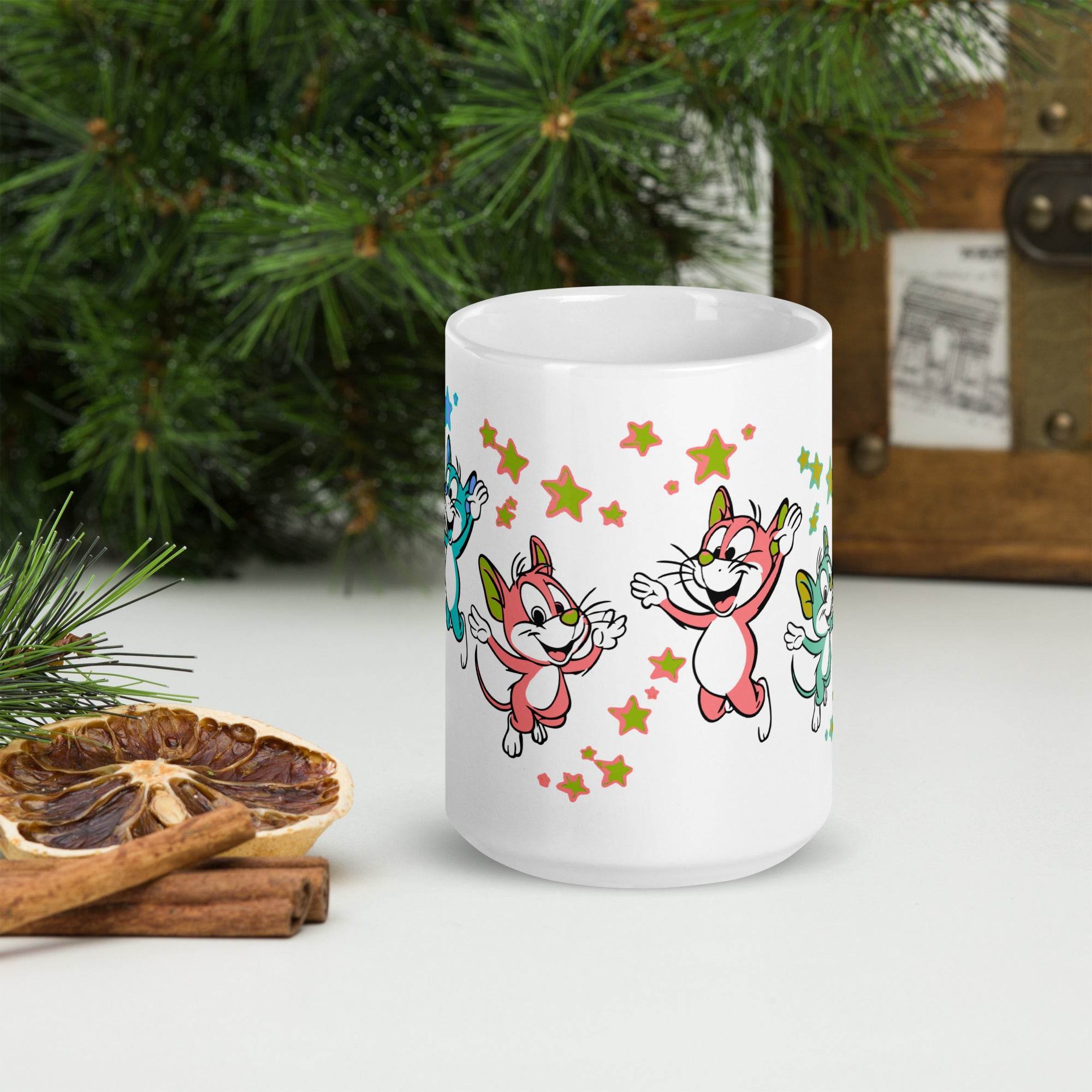 White glossy mug - STYLISHOUR