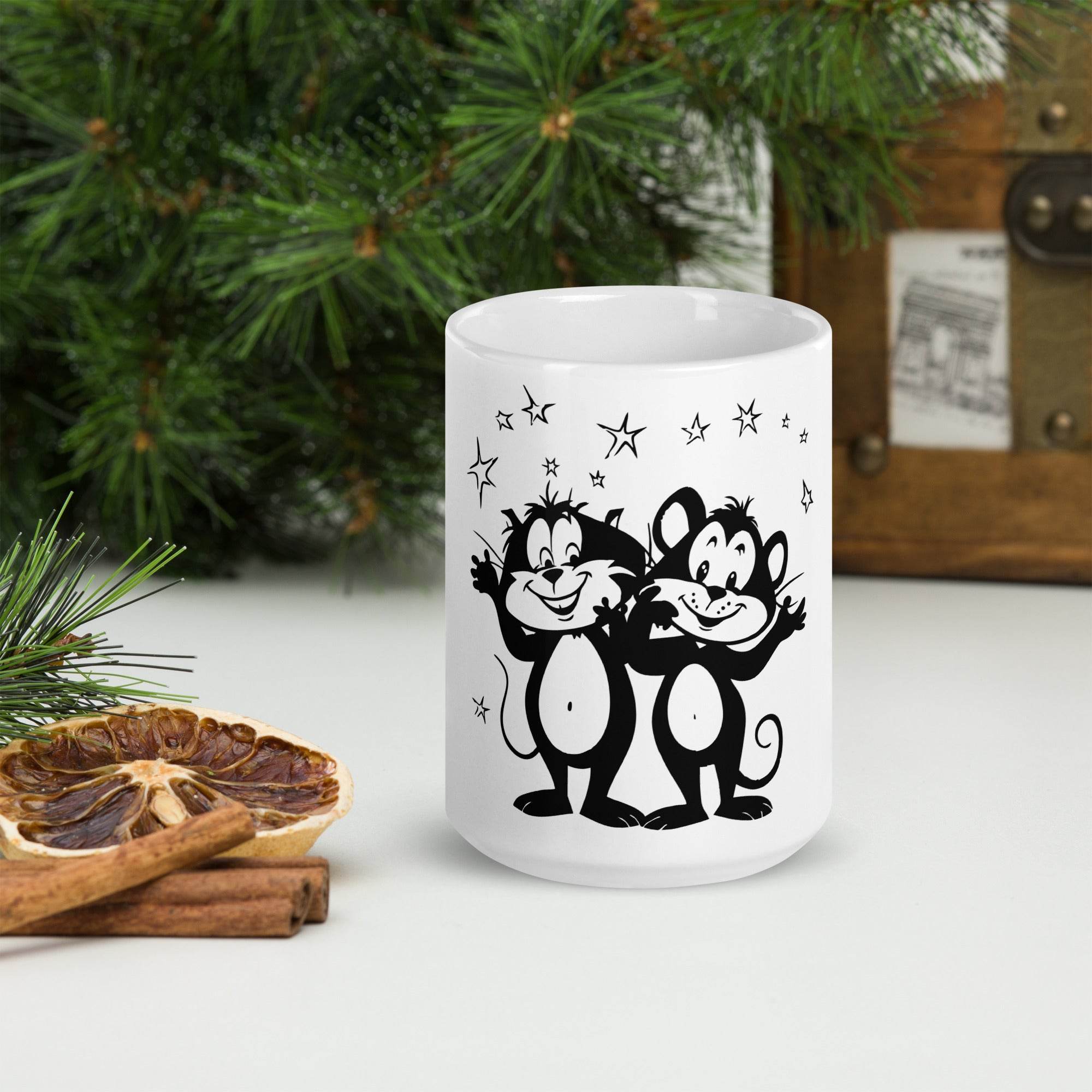 White glossy mug - STYLISHOUR