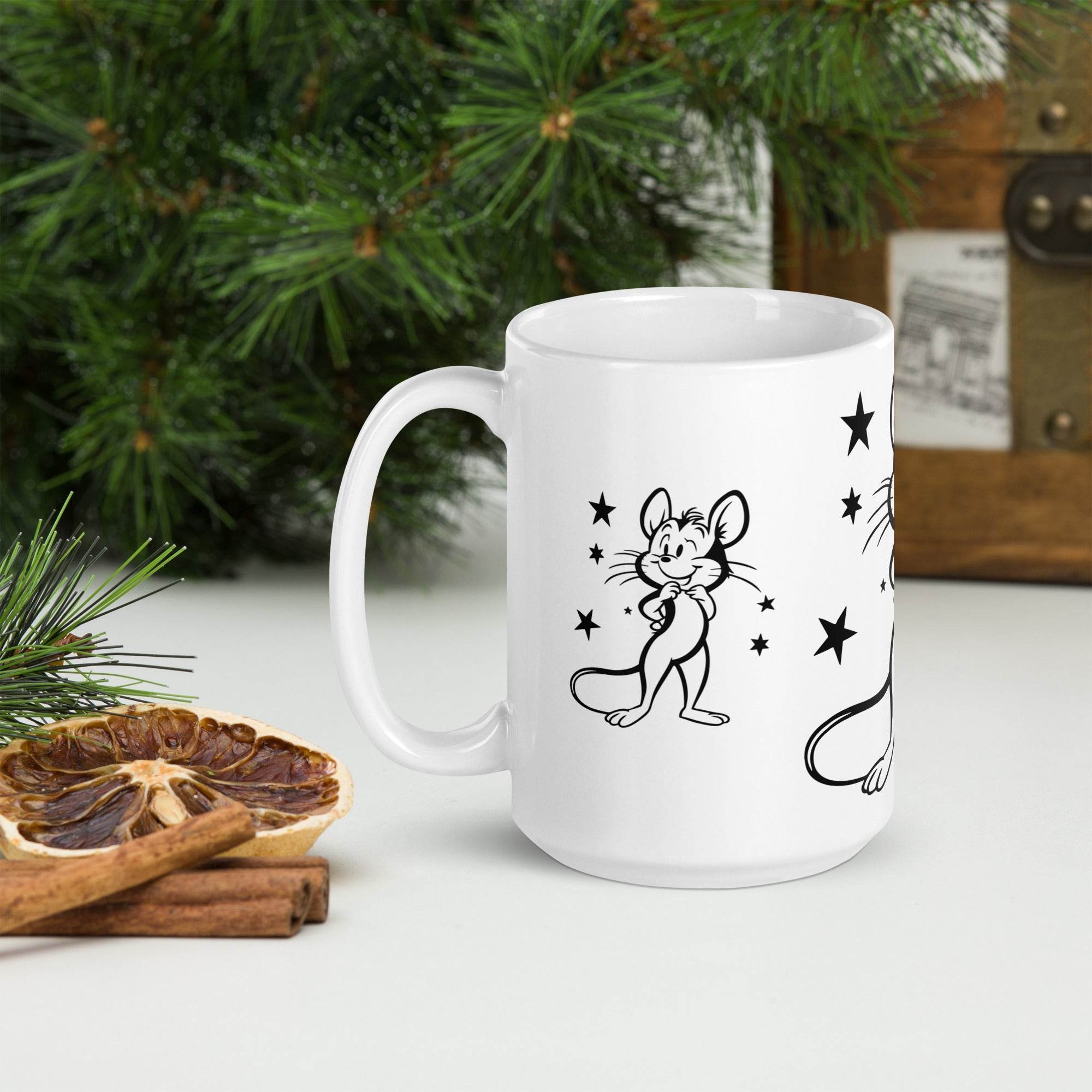White glossy mug - STYLISHOUR