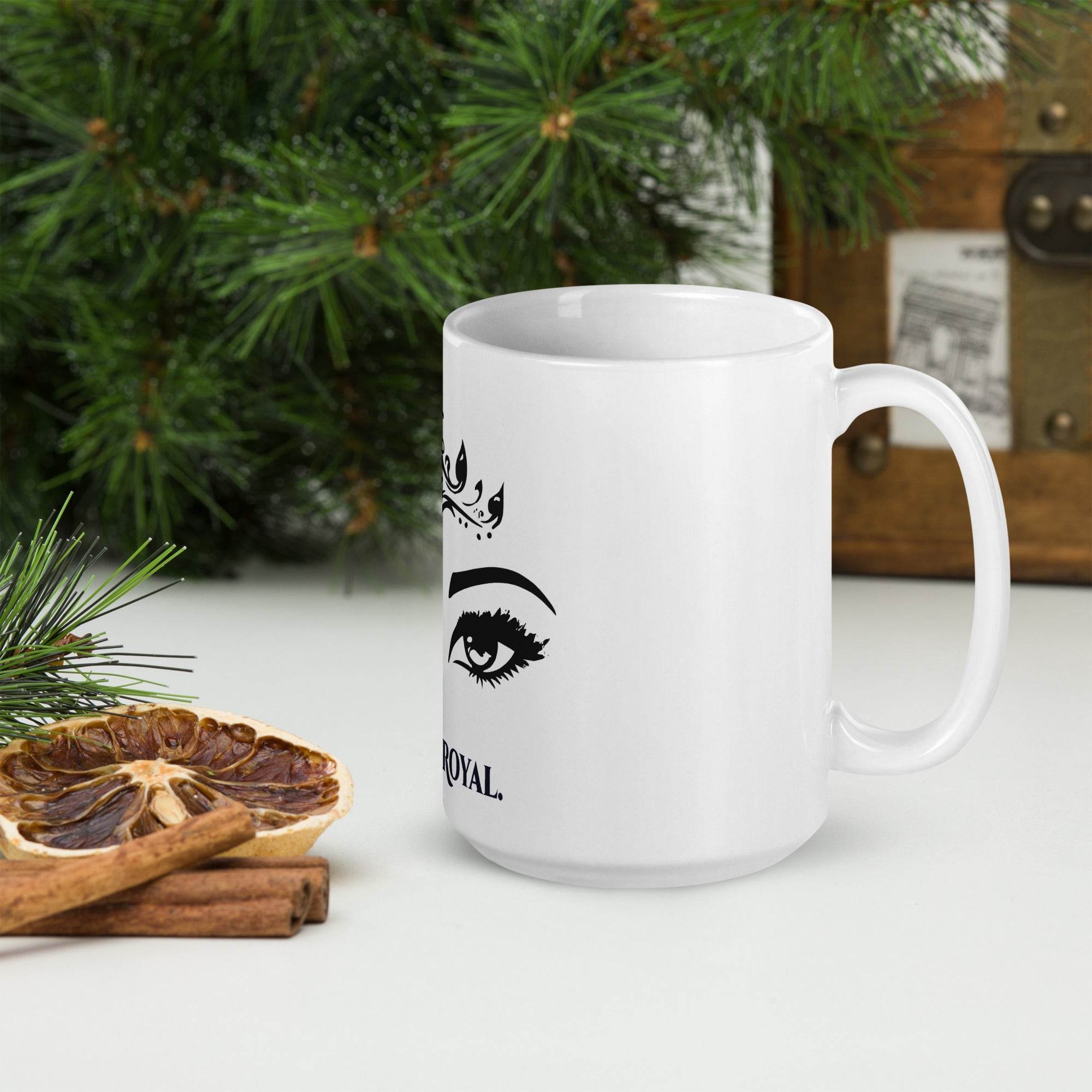 White glossy mug - STYLISHOUR