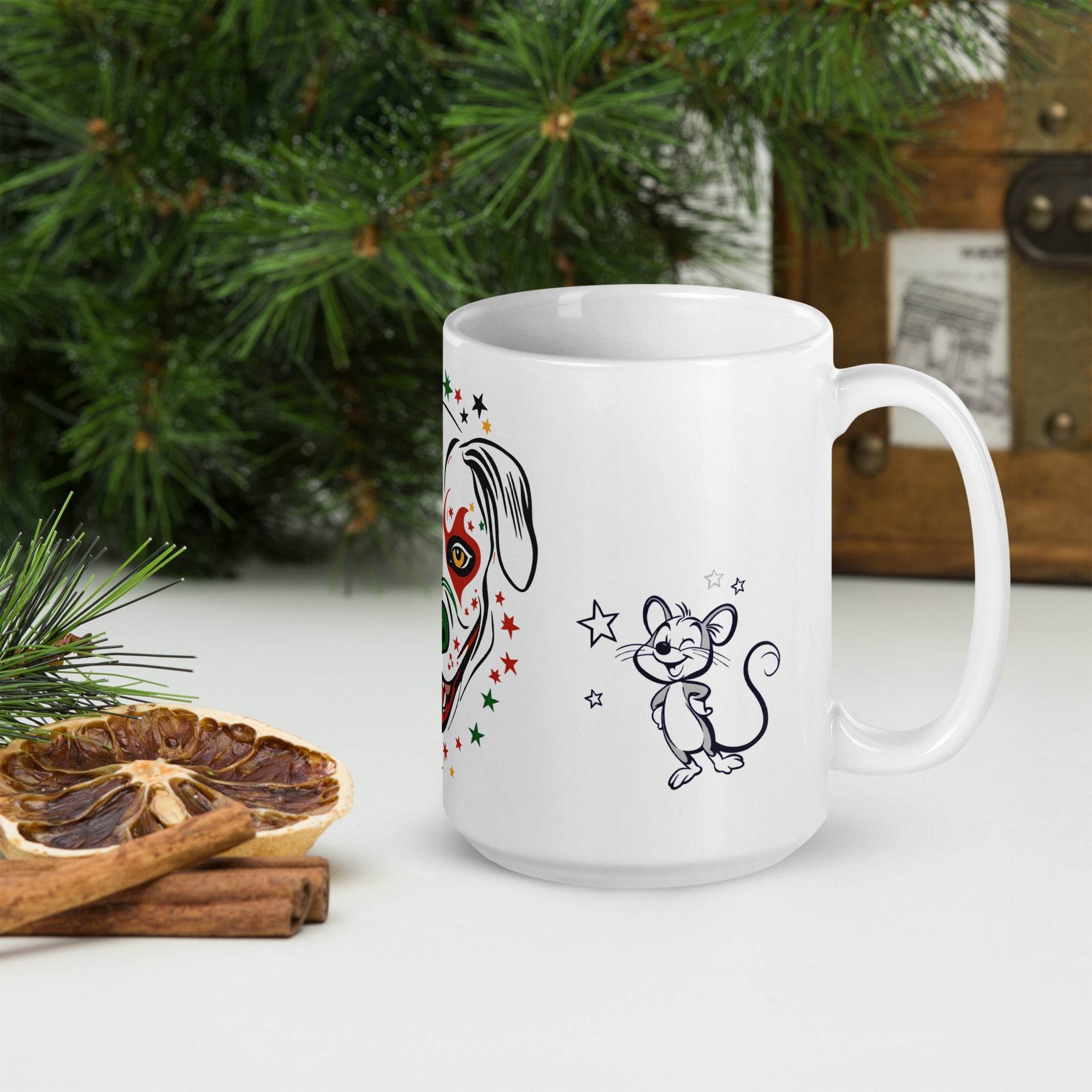 White glossy mug - STYLISHOUR